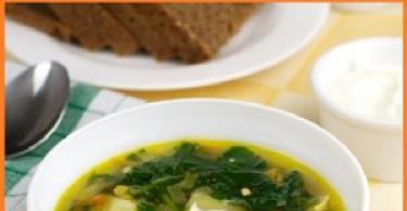Пошаговый рецепт приготовления супа из крапивы
